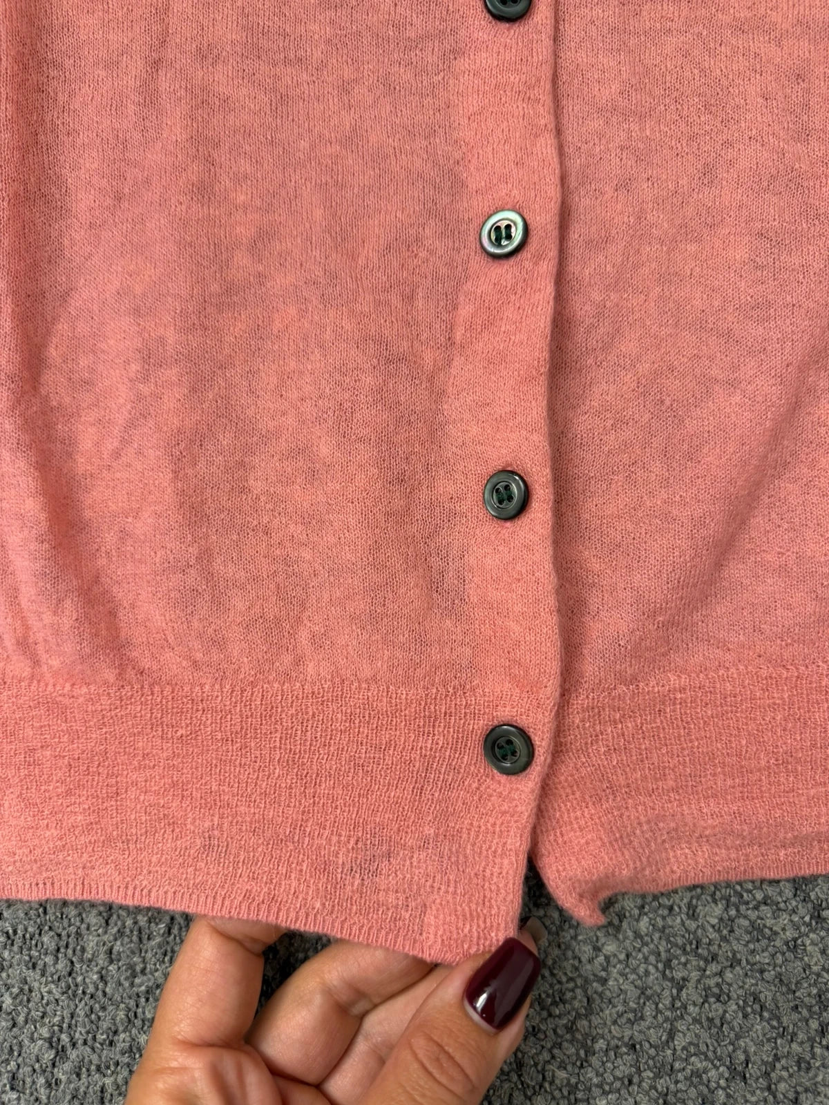 Isabel Marant Étoile baby alpaca pink cardigan - view 4