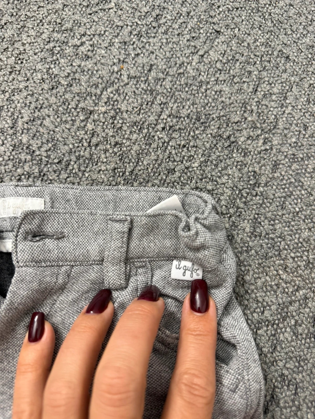 Il Gufo grey cotton shorts - view 3