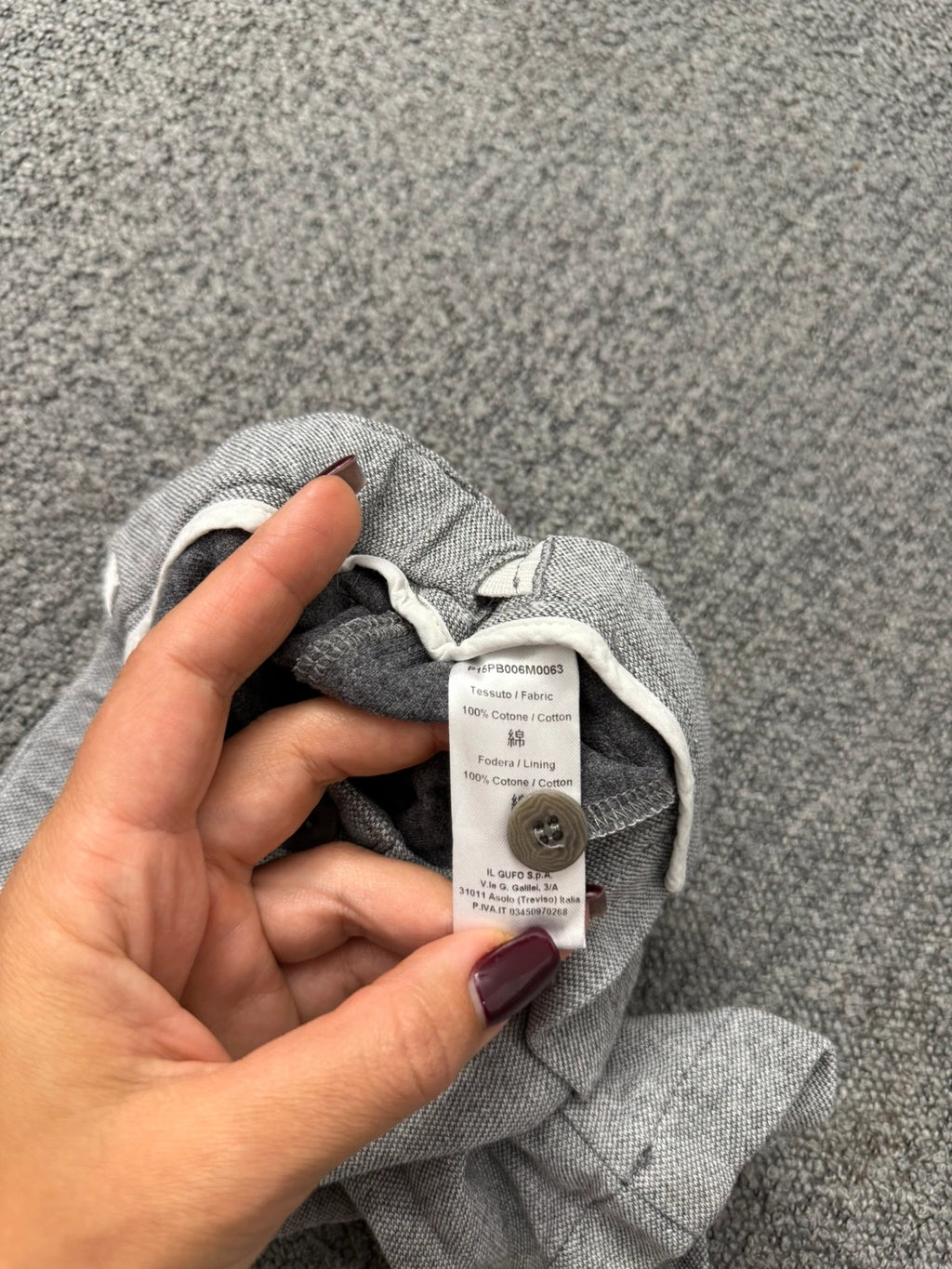 Il Gufo grey cotton shorts - view 5
