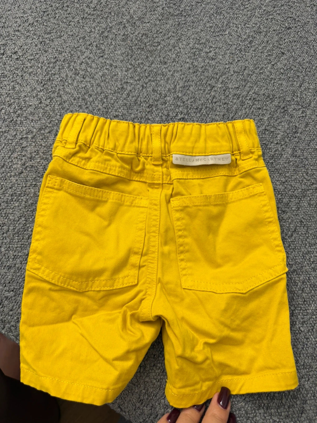 Stella McCartney yellow cotton shorts - view 6