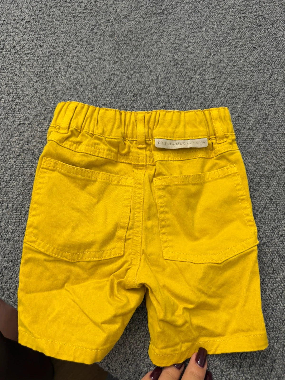 Stella McCartney yellow cotton shorts - view 6