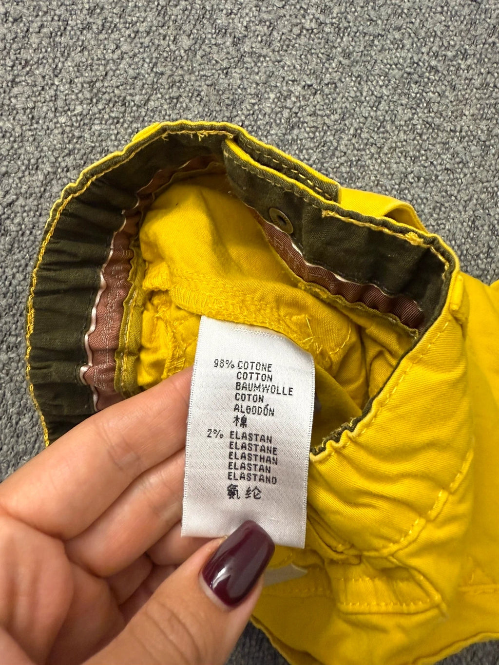 Stella McCartney yellow cotton shorts - view 4