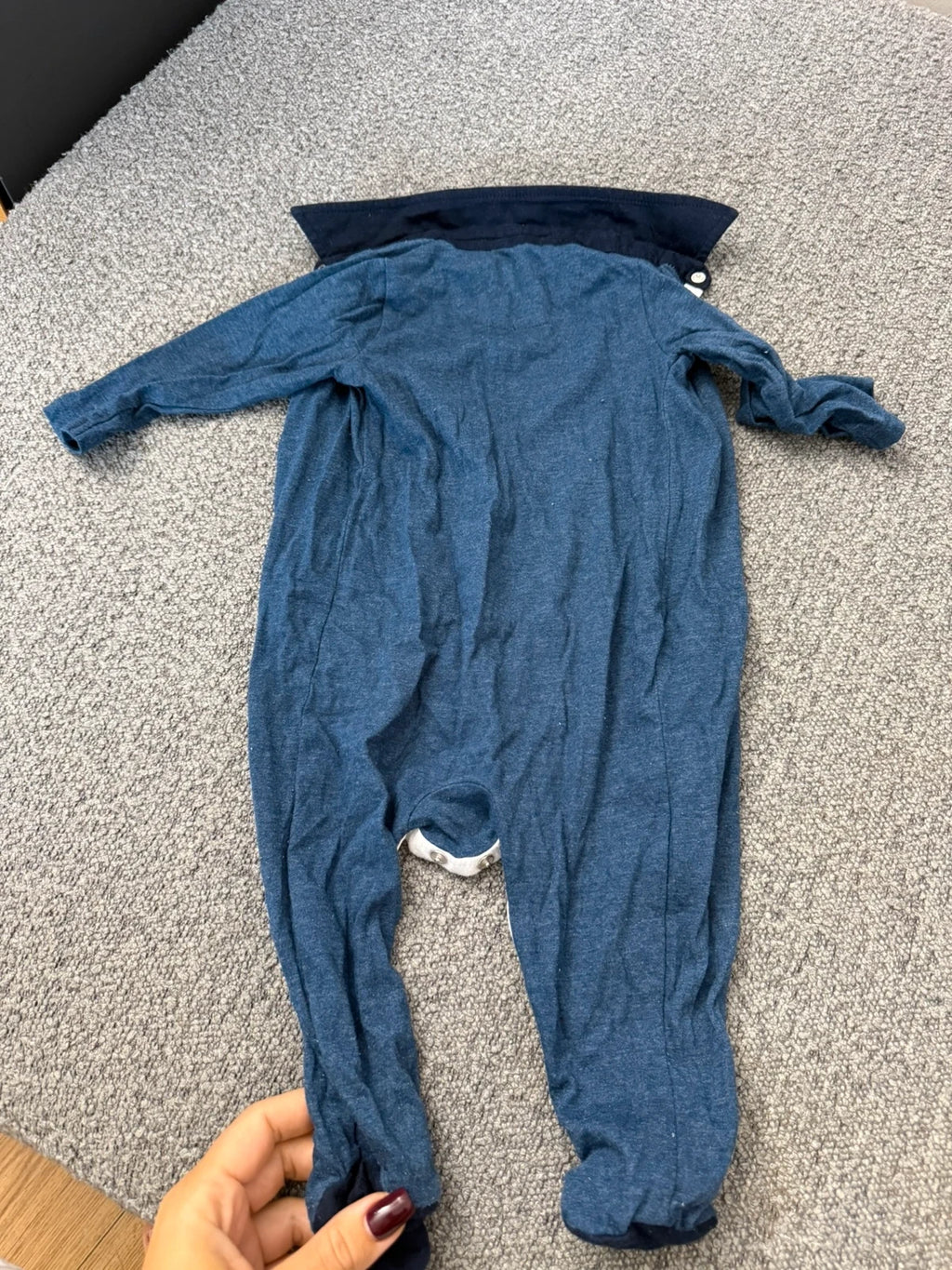 7 For All Mankind navy cotton sleepsuit - view 5
