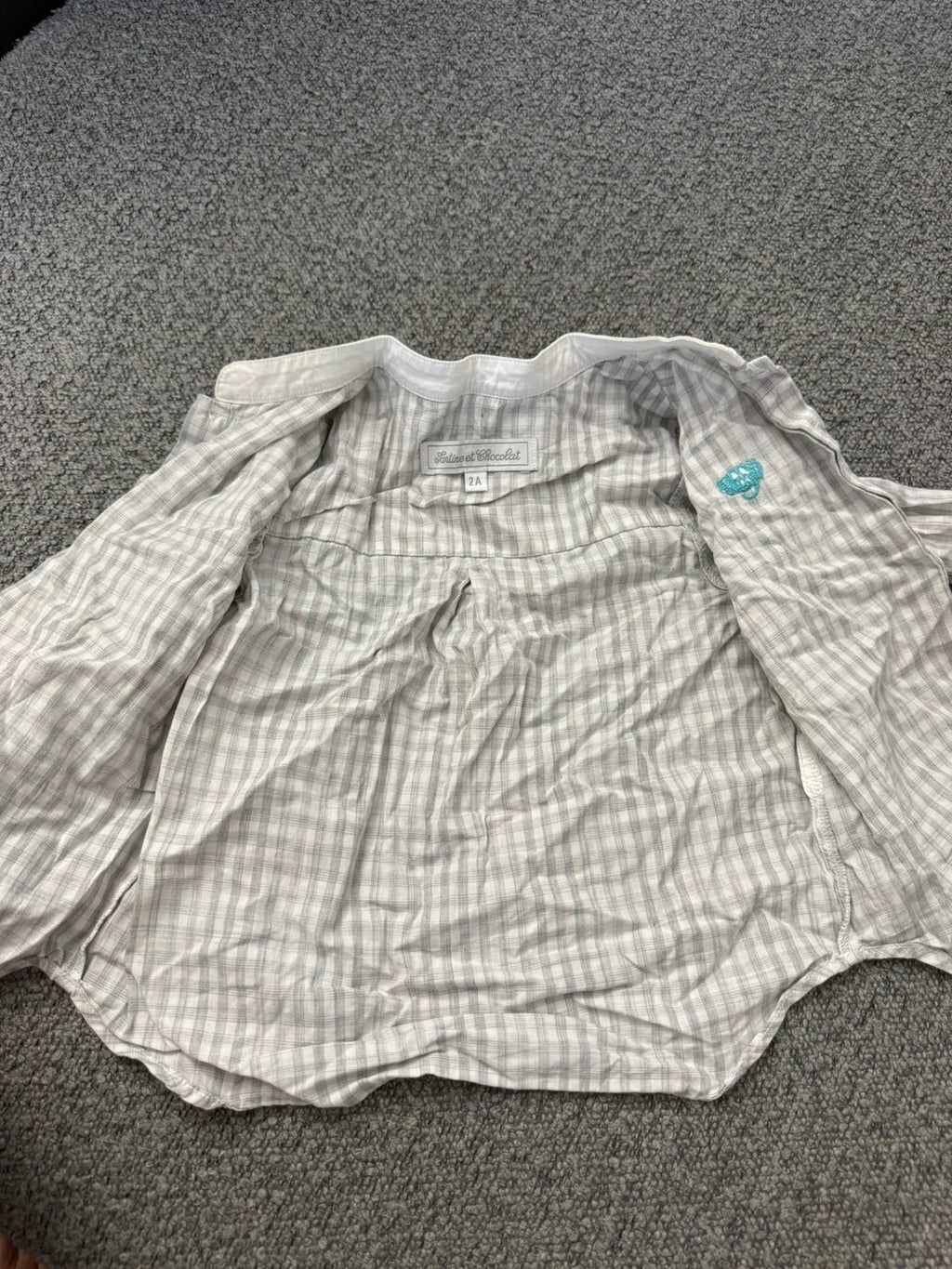Tartine et Chocolat grey cotton shirt - view 4