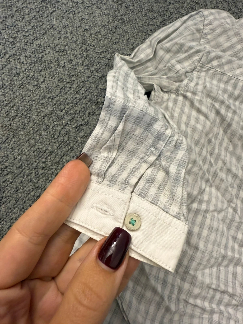 Tartine et Chocolat grey cotton shirt - view 6