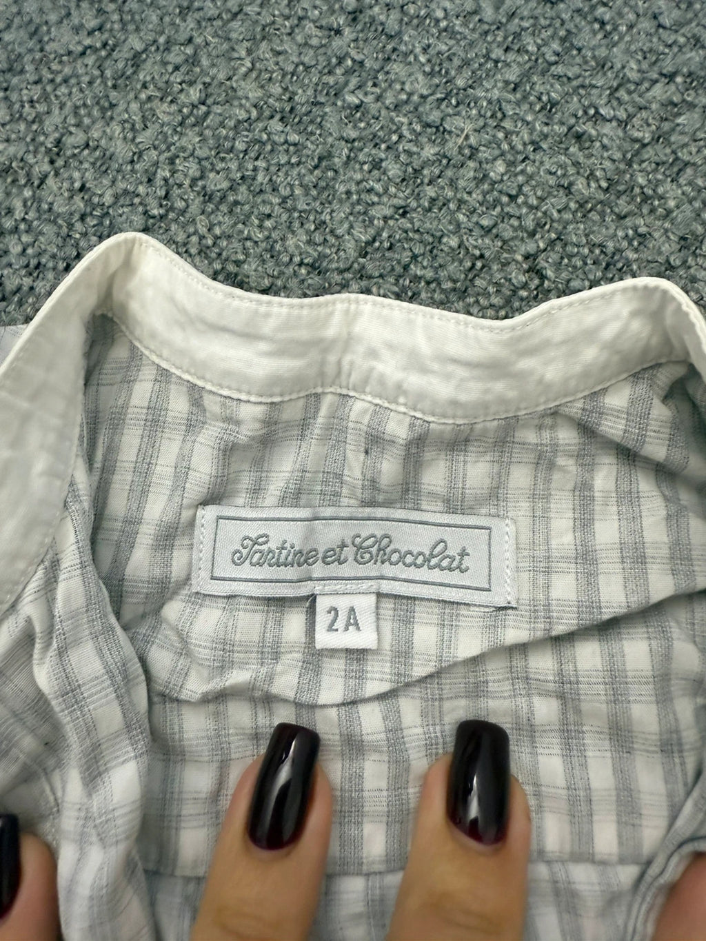 Tartine et Chocolat grey cotton shirt - view 3