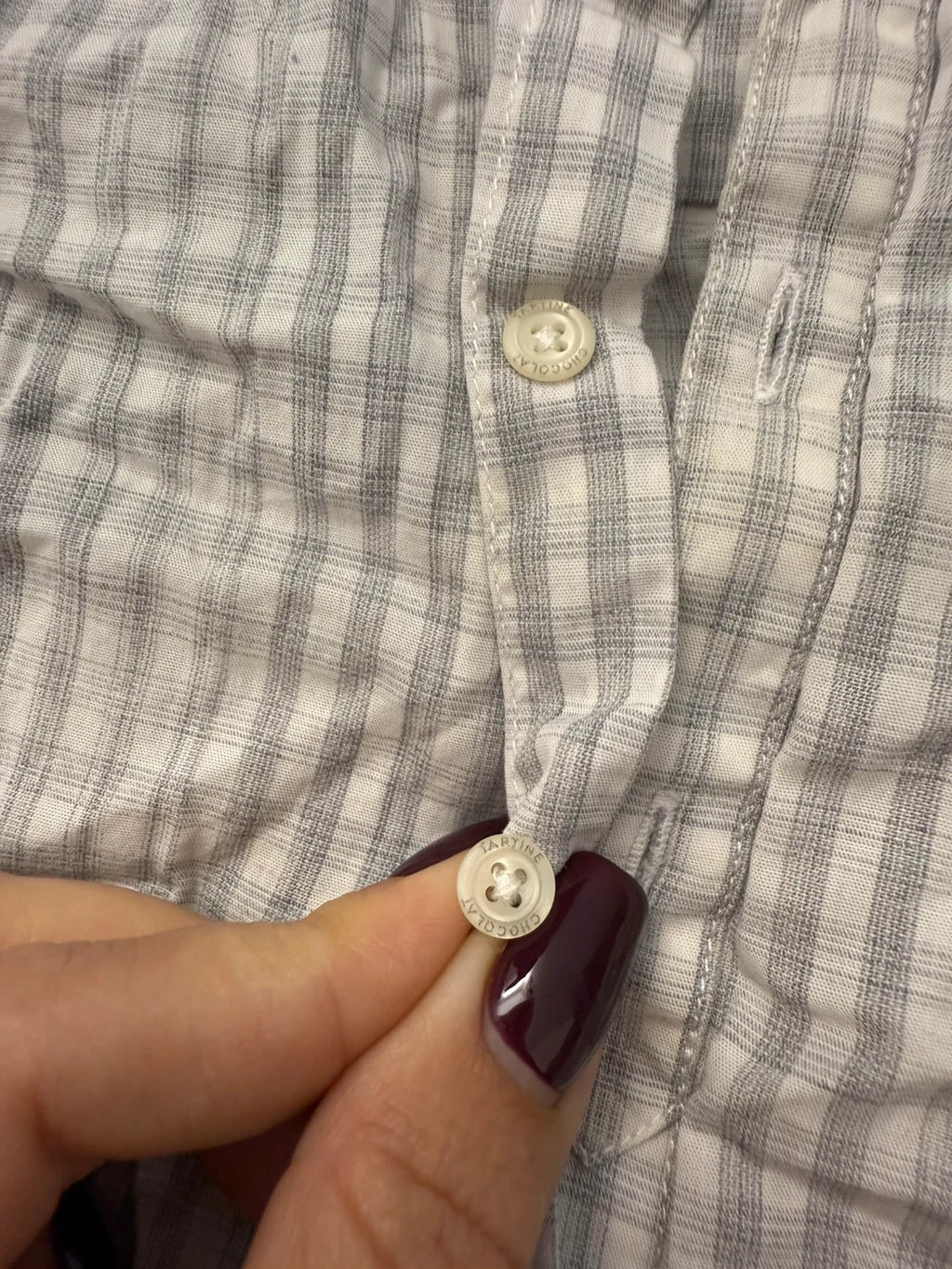 Tartine et Chocolat grey cotton shirt - view 2