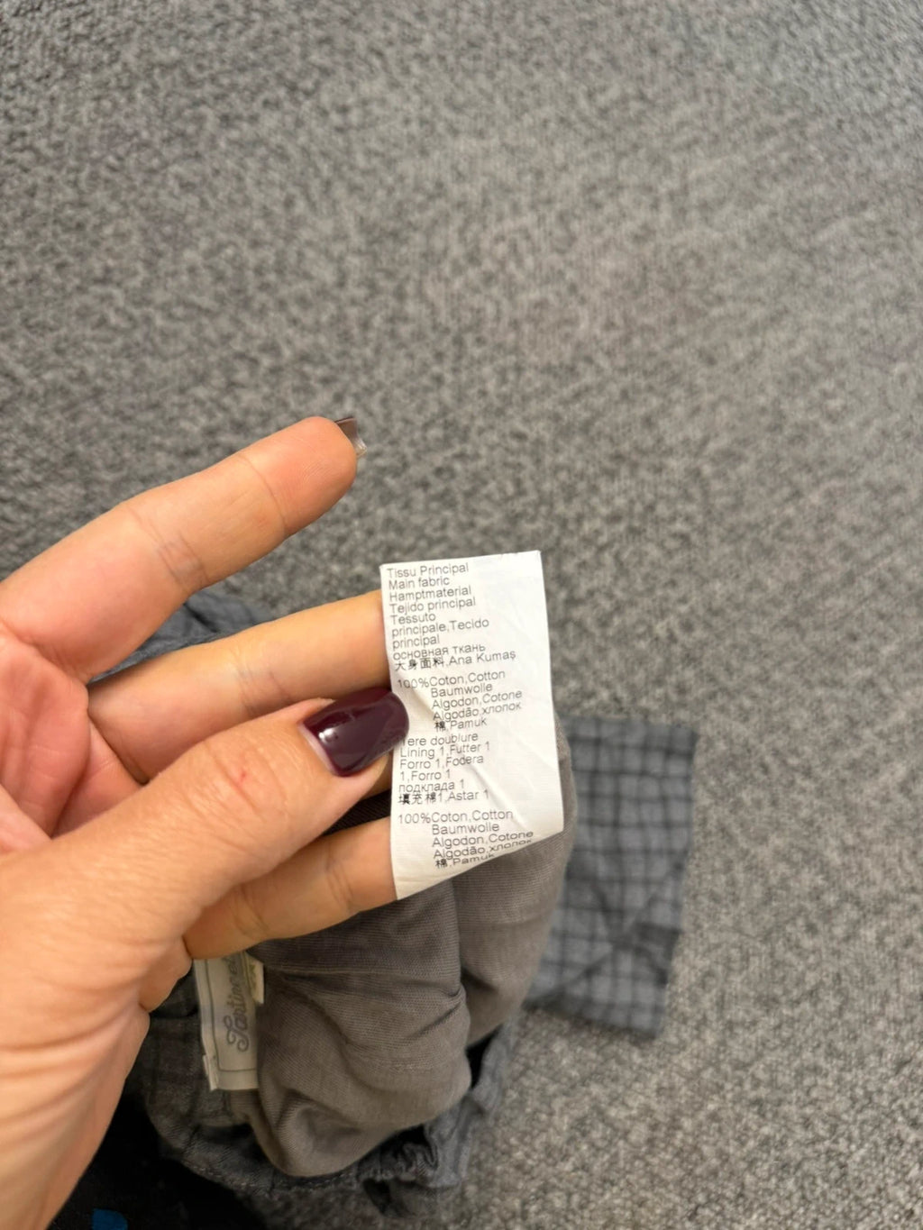 Tartine et Chocolat grey cotton pants - view 6
