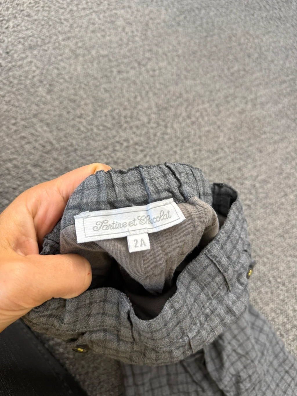 Tartine et Chocolat grey cotton pants - view 4