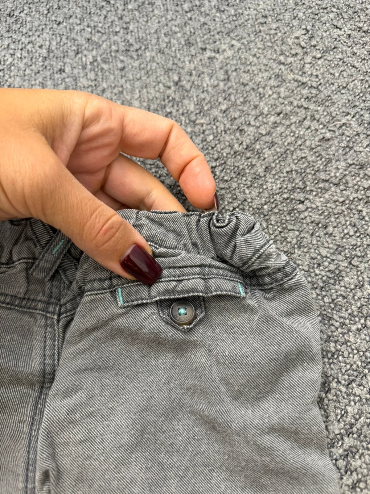 Tartine et Chocolat grey linen cotton pants - view 5
