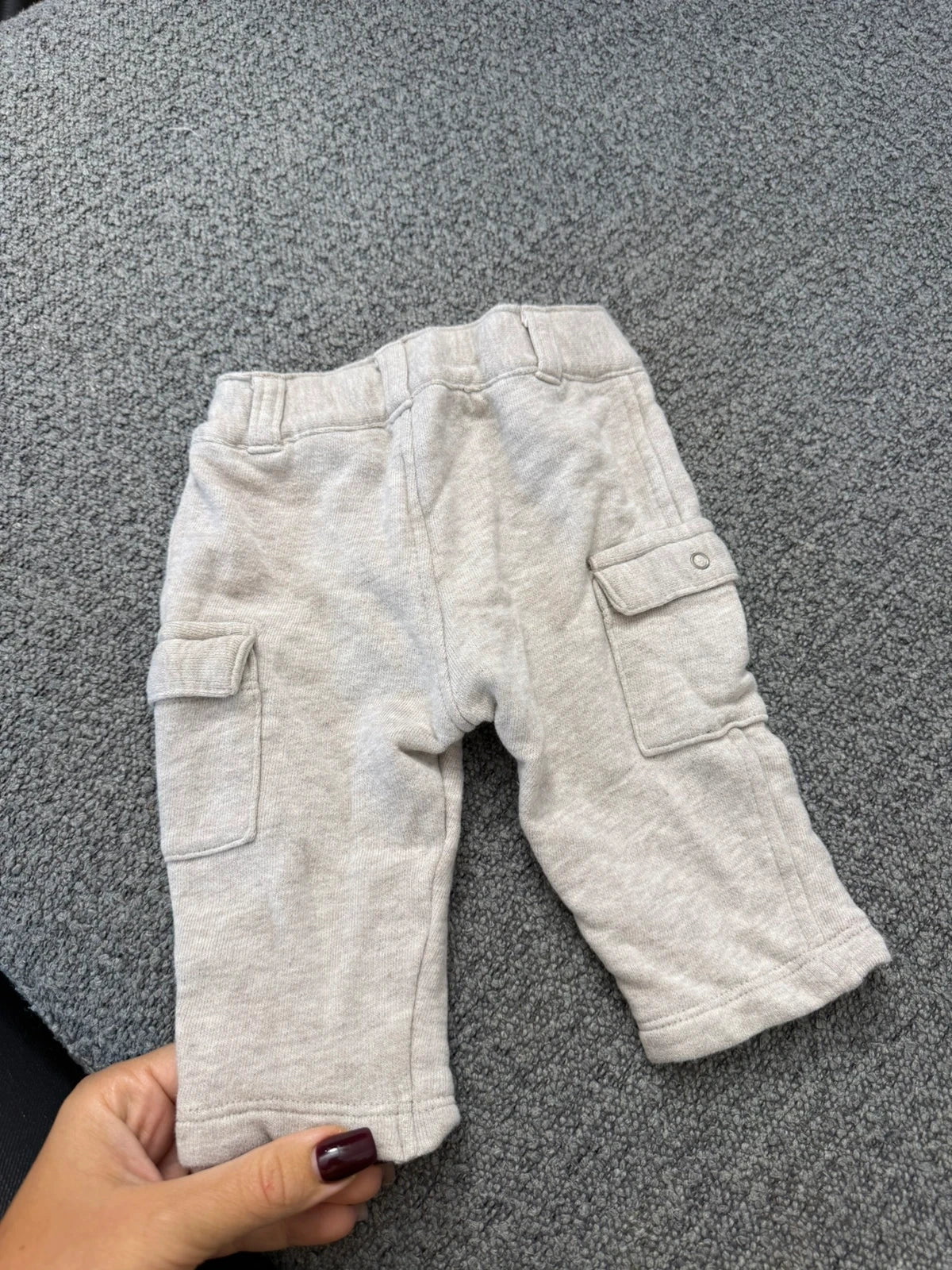 Petit Bateau beige cotton pants - view 5