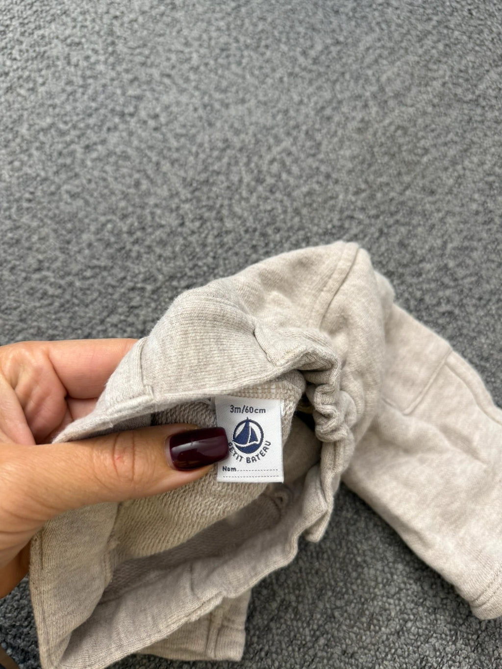 Petit Bateau beige cotton pants - view 4