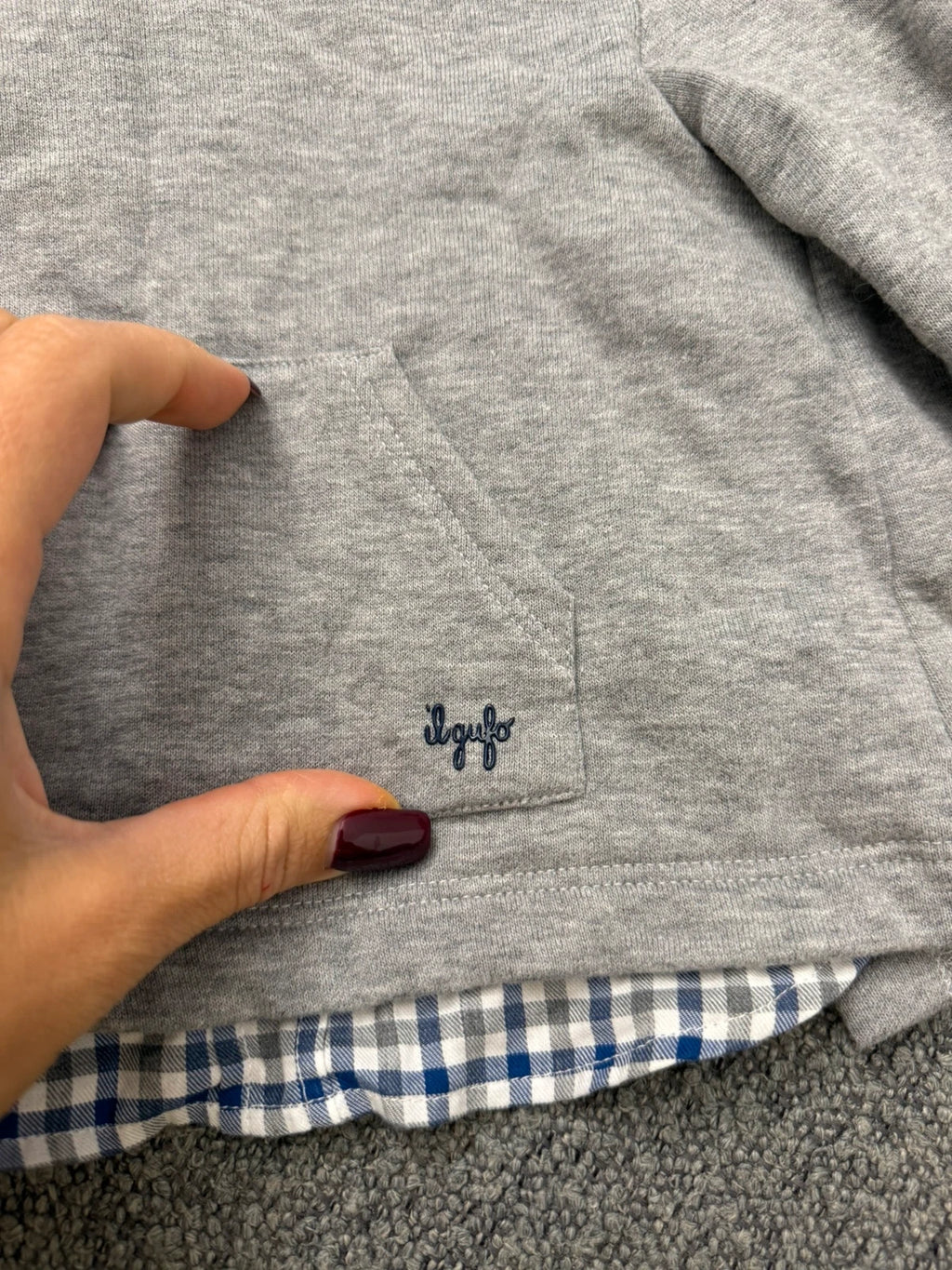 Il Gufo cotton grey sweat-shirt - view 2