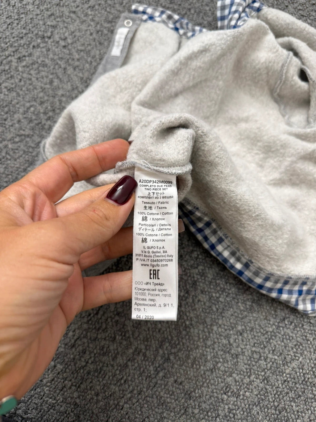 Il Gufo cotton grey sweat-shirt - view 8