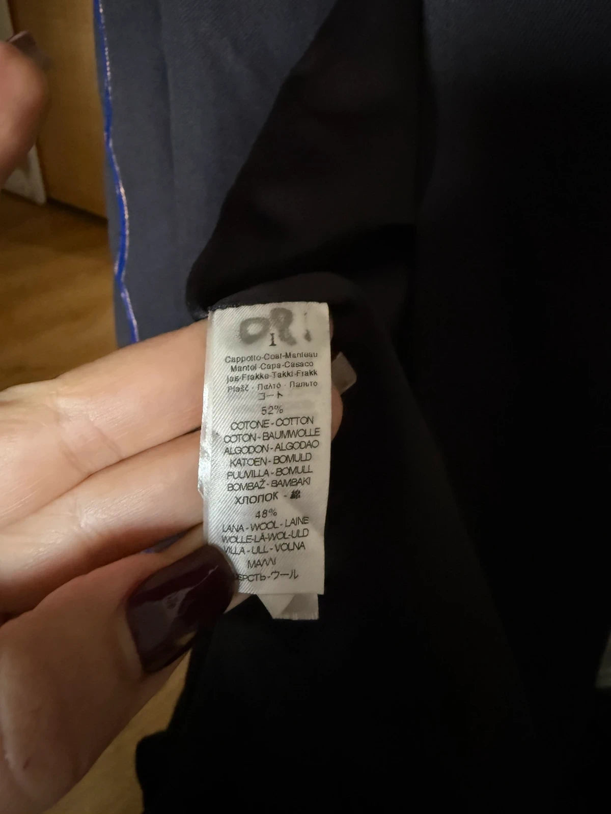 Forte Forte black embroidered cotton wool belted coat - view 12