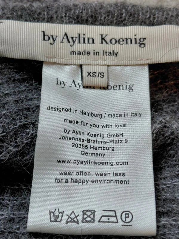 By Aylin Koenig grey alpaca jumper - view 4