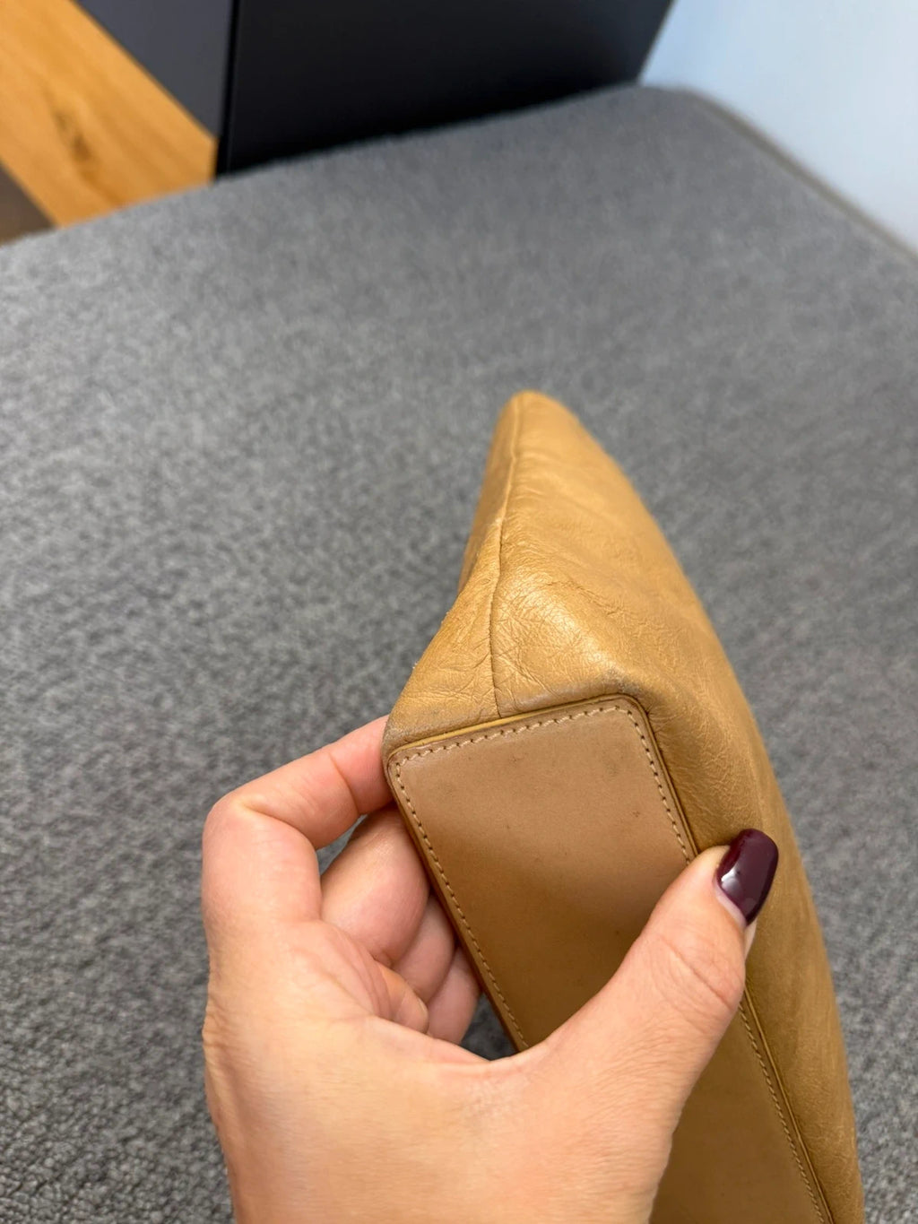 Christian Dior vintage beige small leather bag - view 10