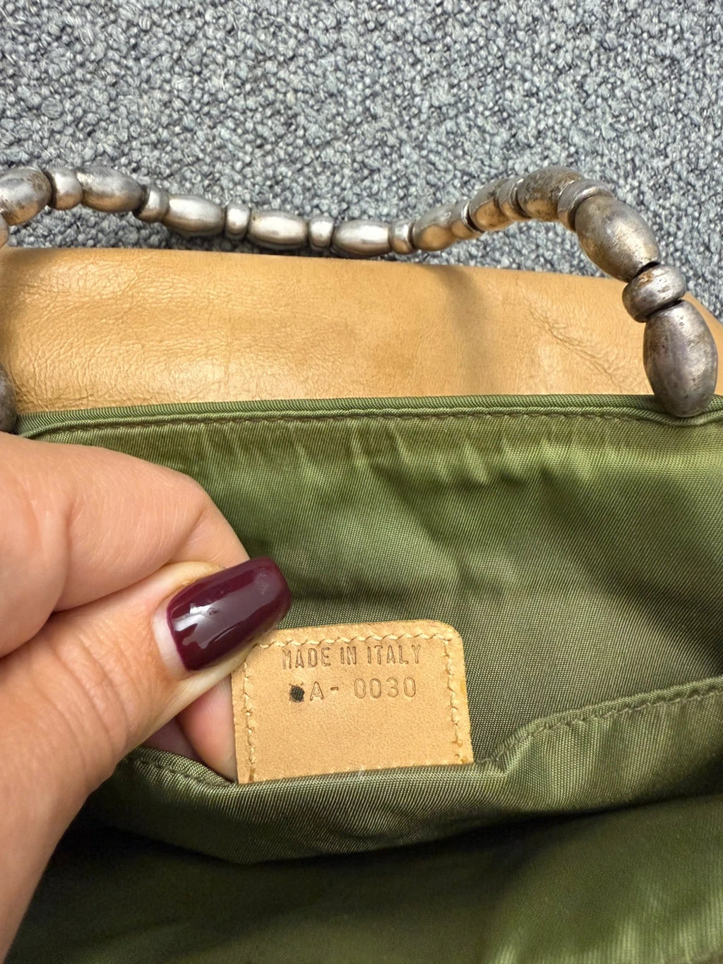 Christian Dior vintage beige small leather bag - view 15