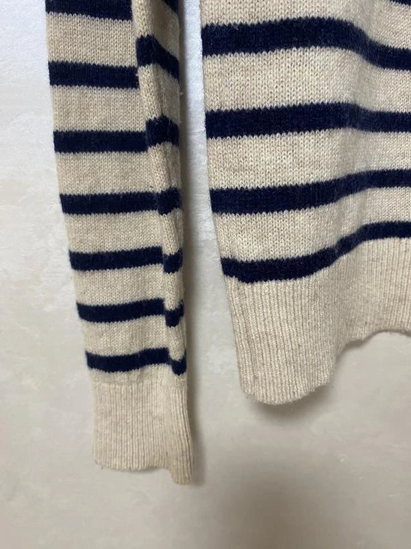 Ganni striped wool yak pullover jumper - view 4