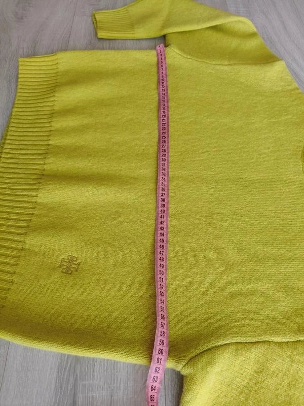 Tory Burch kiwi wool cashmere turtleneck sweater - view 7