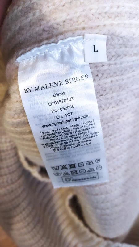 By Malene Birger beige wool sweater tunic - view 4