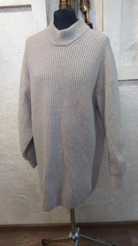 By Malene Birger beige wool sweater tunic