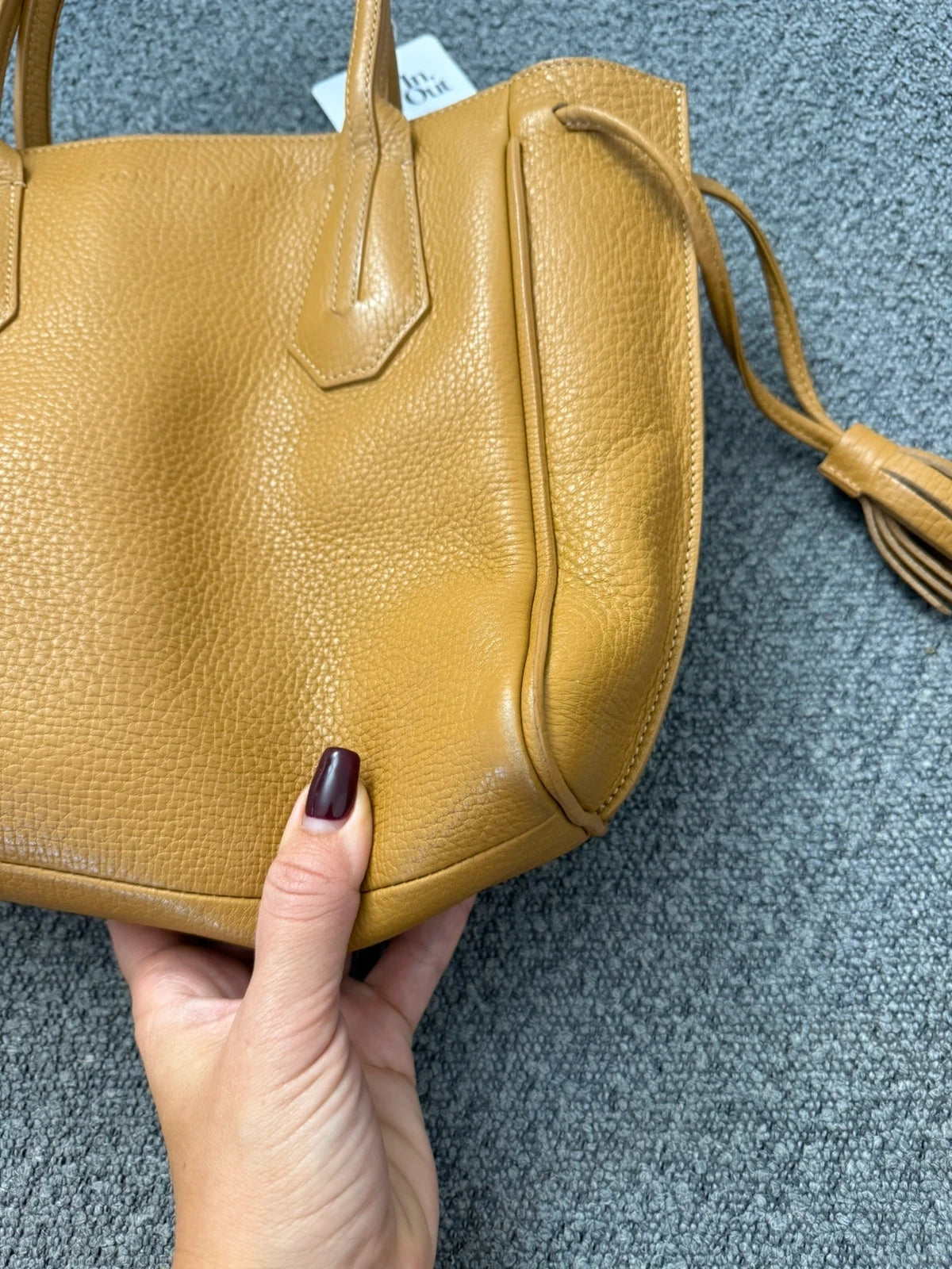 Longchamp Penelope beige leather bag - view 8