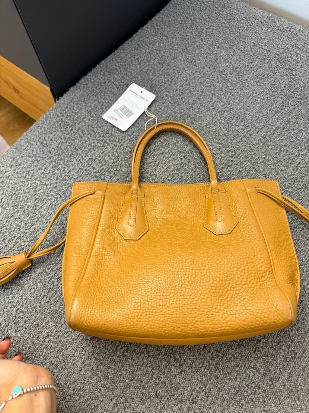 Longchamp Penelope beige leather bag - view 9