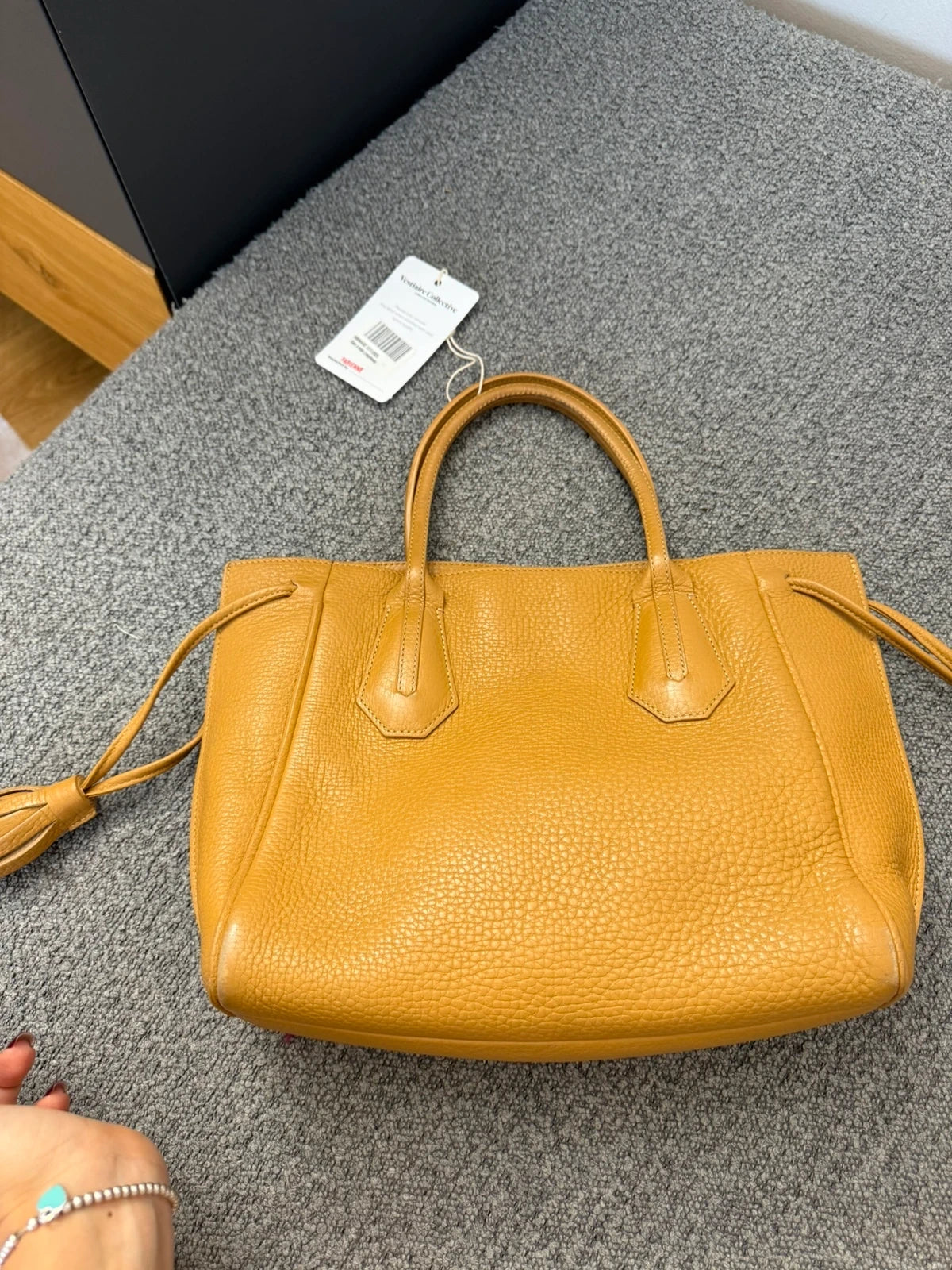 Longchamp Penelope beige leather bag - view 9