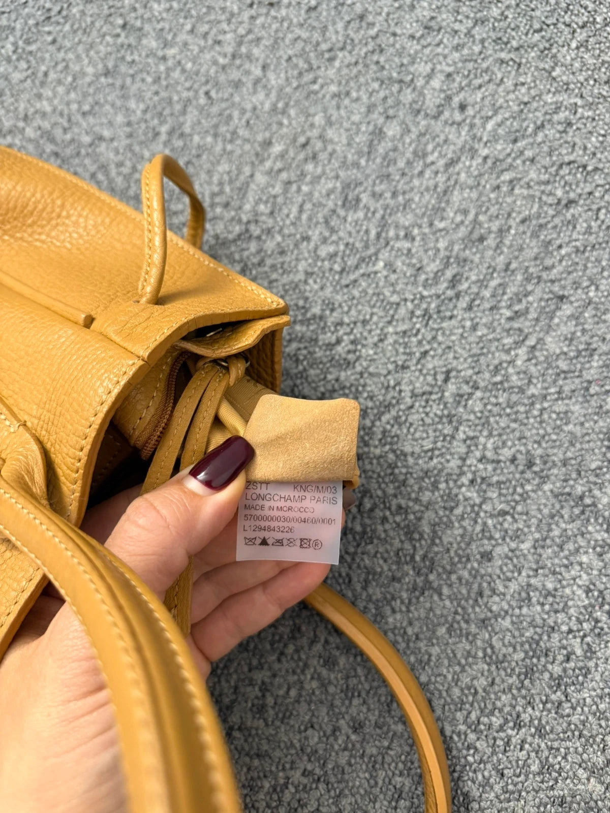 Longchamp Penelope beige leather bag - view 12