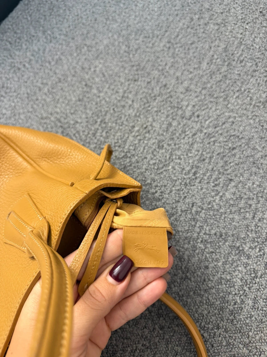 Longchamp Penelope beige leather bag - view 11
