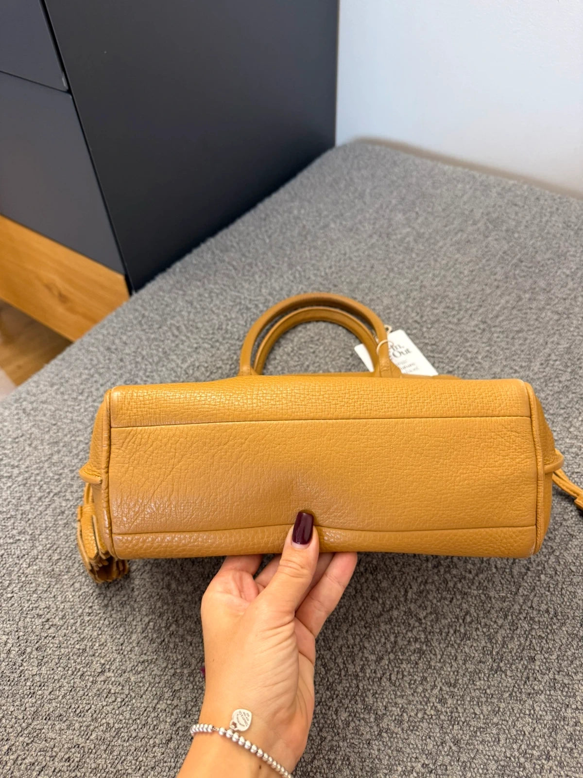 Longchamp Penelope beige leather bag - view 7