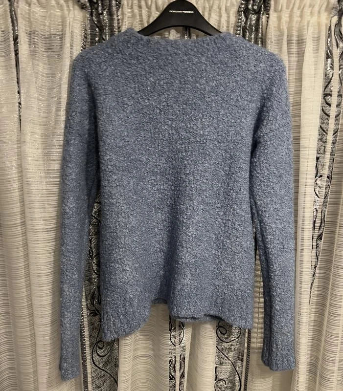 Peserico blue alpaca jumper sweater - view 2