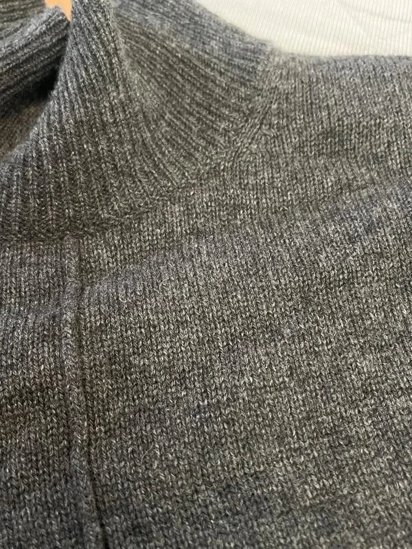 Theory new grey cashmere turtleneck sweater - view 10