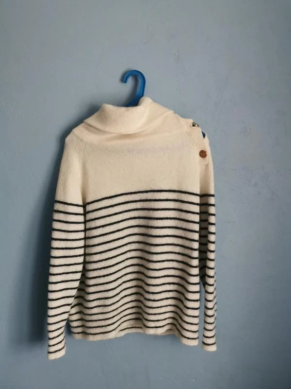 Mes Demoiselles alpaca striped sweater