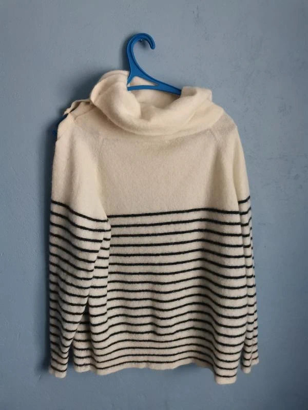 Mes Demoiselles alpaca striped sweater - view 4