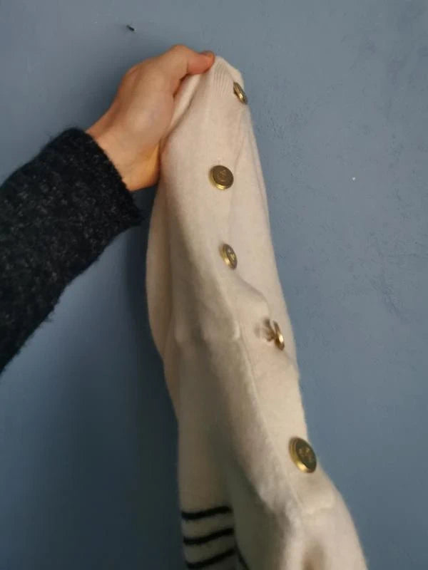 Mes Demoiselles alpaca striped sweater - view 2