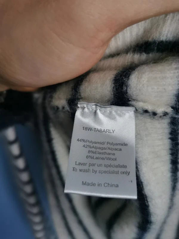 Mes Demoiselles alpaca striped sweater - view 5