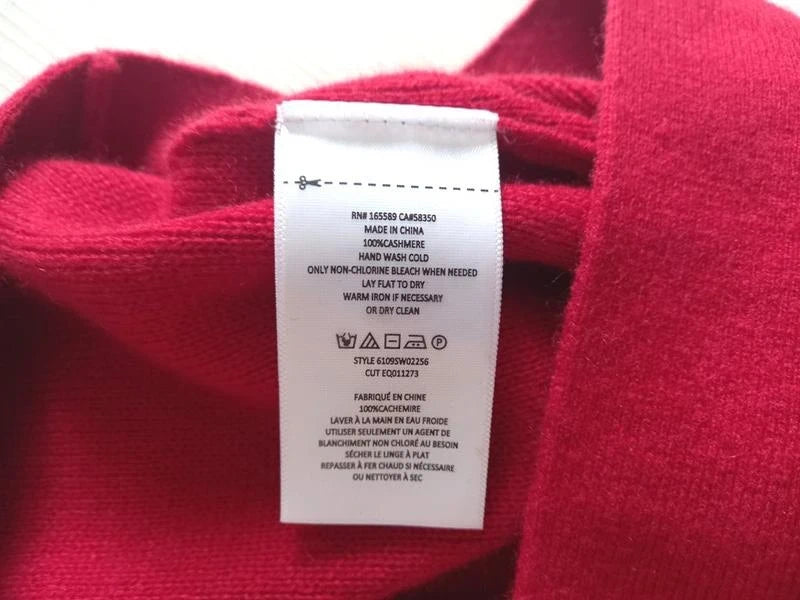 Equipment red 100% cashmere long skirt - view 9