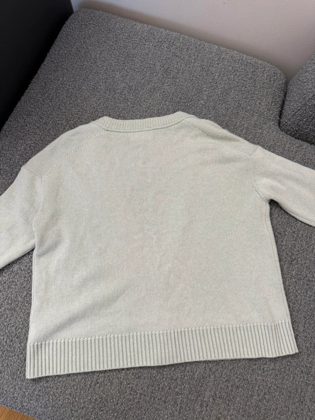 Hemisphere turquoise cashmere cotton silk blend cardigan - view 9