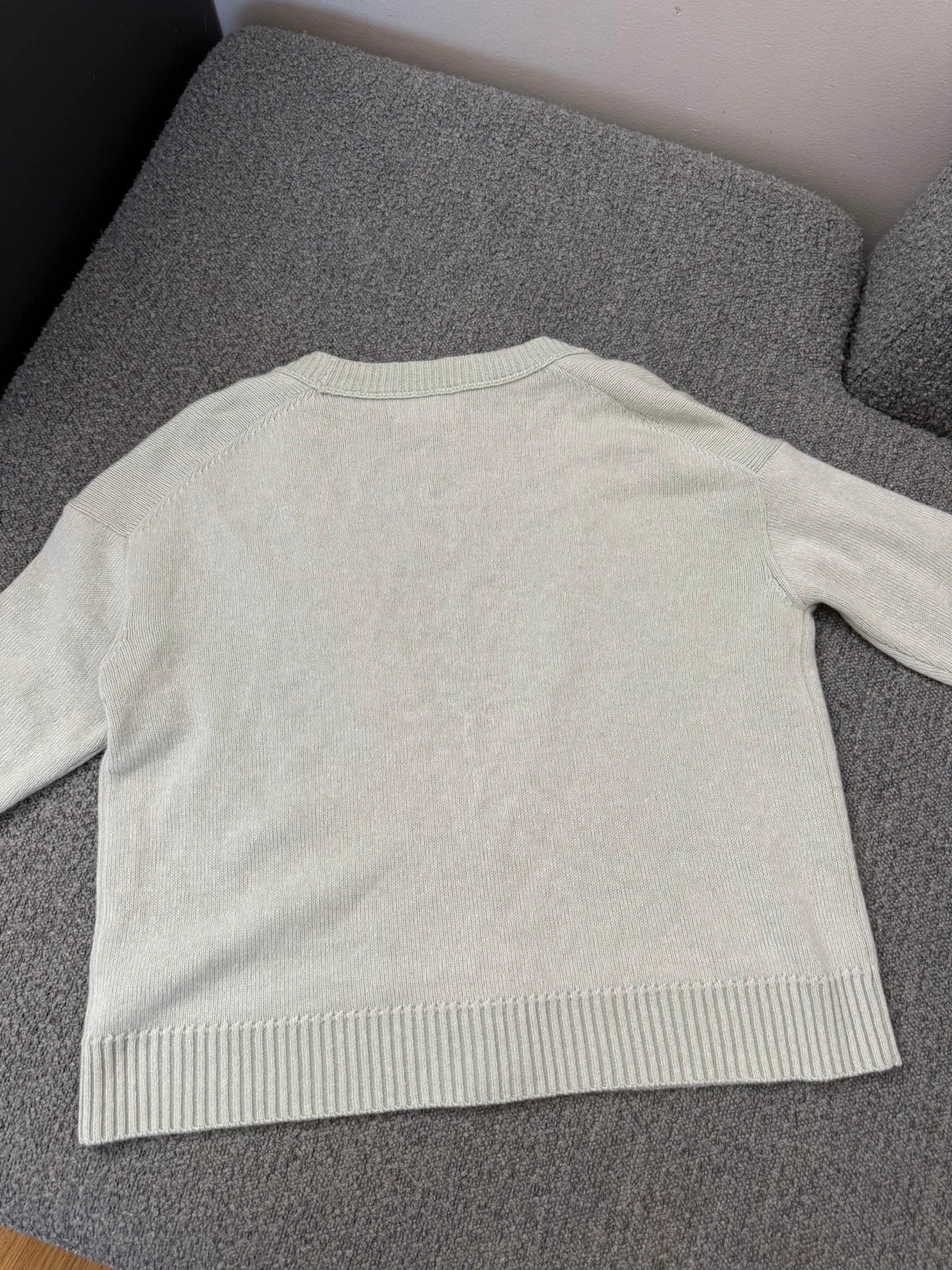 Hemisphere turquoise cashmere cotton silk blend cardigan - view 9