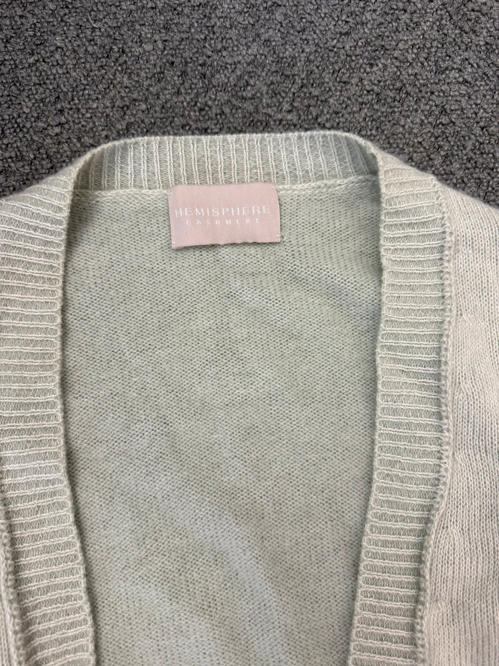 Hemisphere turquoise cashmere cotton silk blend cardigan - view 5