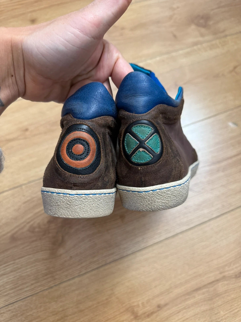 Rondinella leather sneakers - view 4
