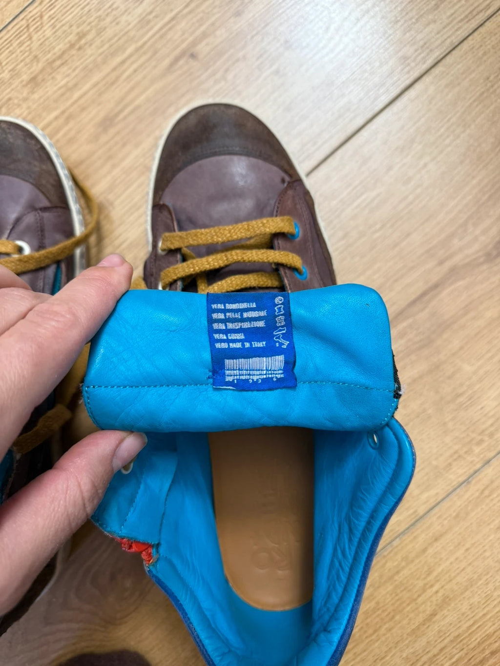 Rondinella leather sneakers - view 9
