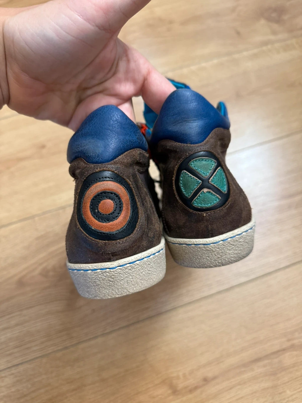 Rondinella leather sneakers - view 3