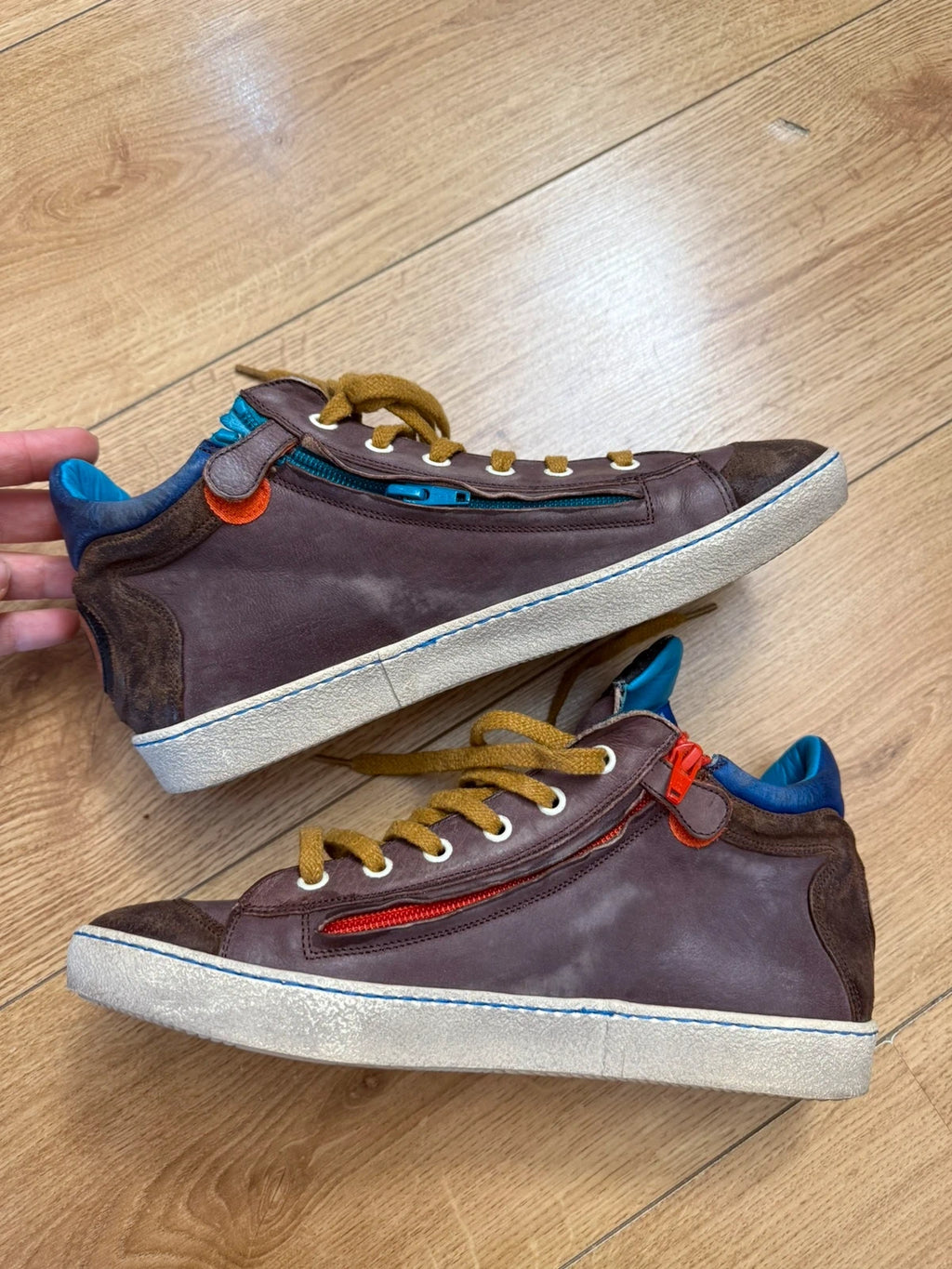 Rondinella leather sneakers - view 5