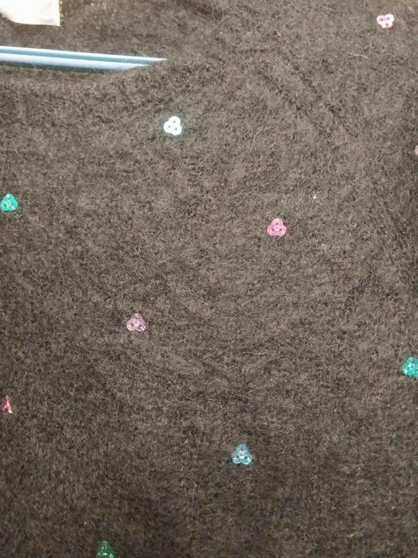 Des Petits Hauts kid mohair sweater with sequins - view 2