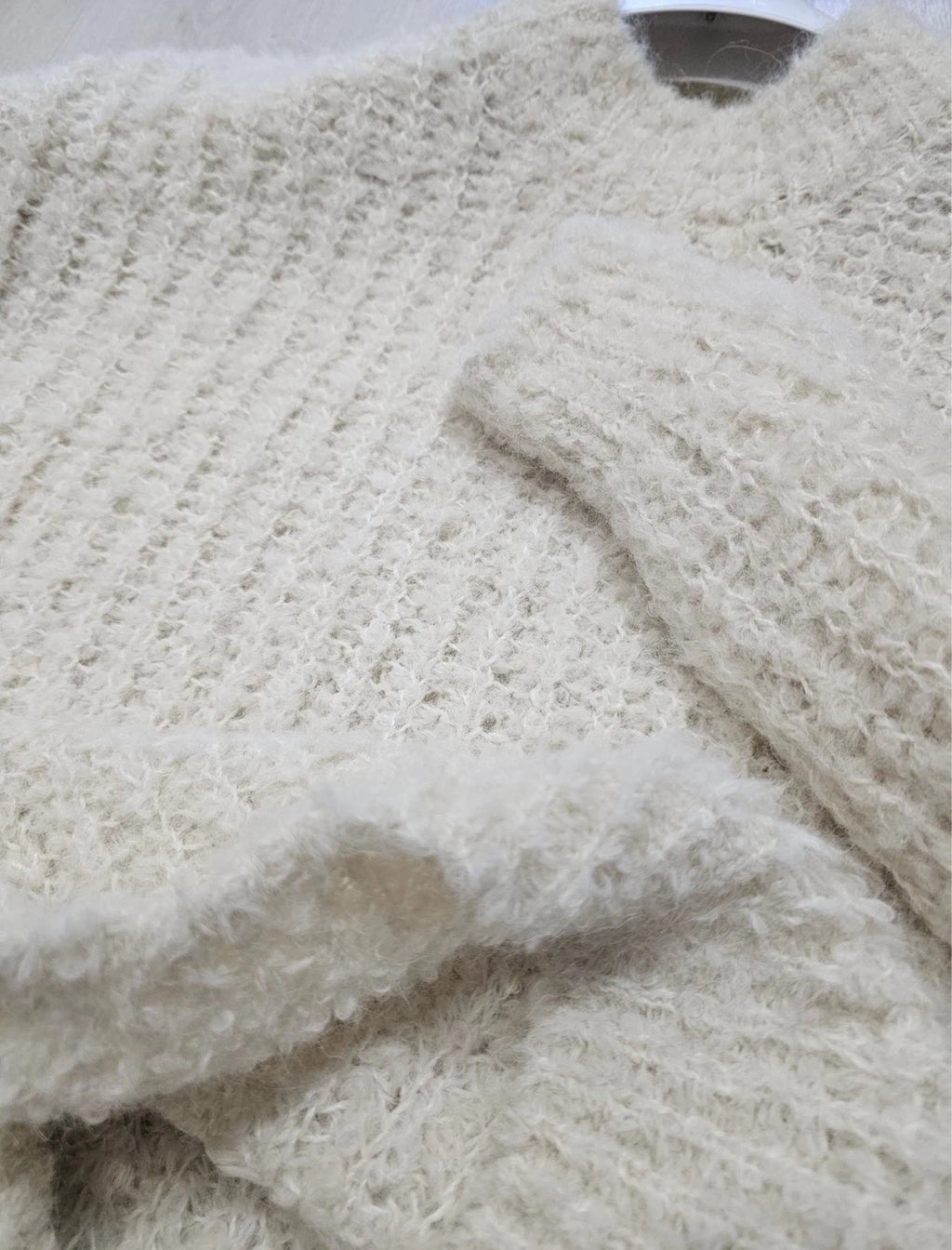 Thinking MU white superfine alpaca sweater - view 4