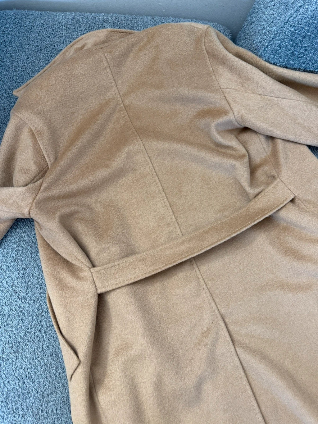 Max Mara beige 100% CAMEL wool long coat - view 14