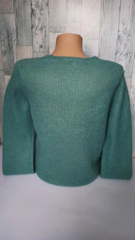 Vince turquoise alpaca mohair sweater - view 5